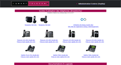 Desktop Screenshot of centrex.smart-telecom.fr