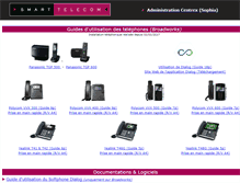 Tablet Screenshot of centrex.smart-telecom.fr